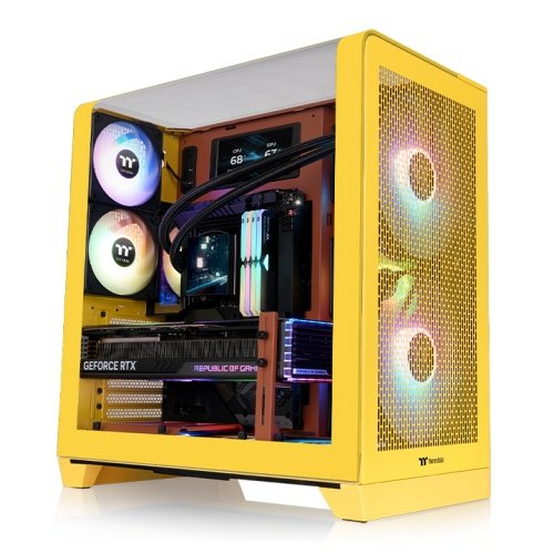 Thermaltake View 390 Air  (Amarillo, Tempered Glass) Ca-11f-00mmwn-00
