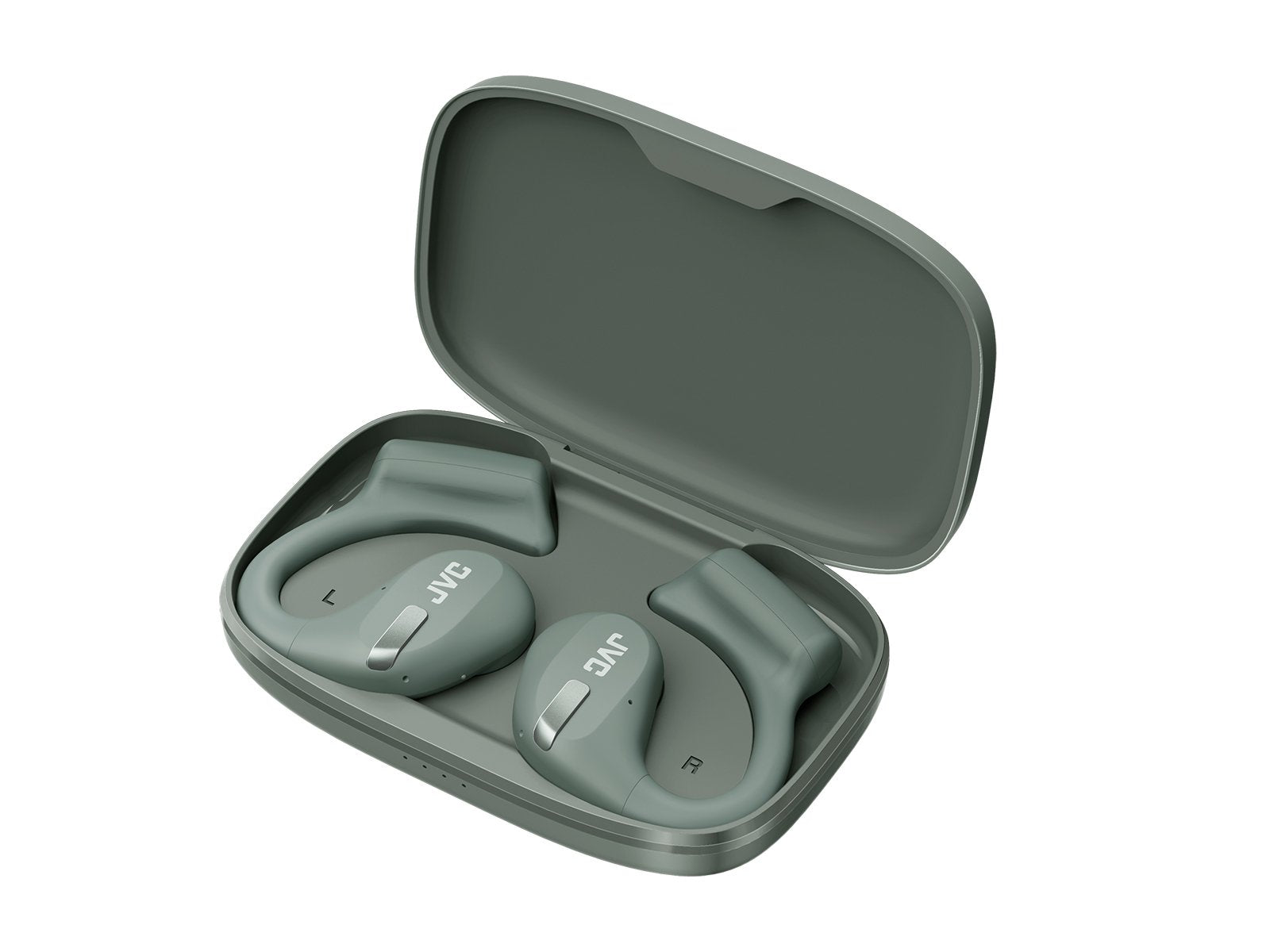 Jvc Ha-Np50t-G Nearphones Leichter Open Ear True Wireless Kopfhörer Sage Verde