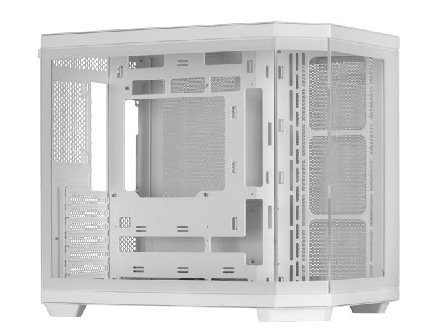 Caja Semitorre Atx Mc3t Core Blanco Mars Gaming Int:2x3'5,3x2'5/1xusb3.0/1xusb2.0, 1xusb-C/ Audio In/Out/ Sistema De Gestión De Cableado Interno/ Estructura De Doble Cámara