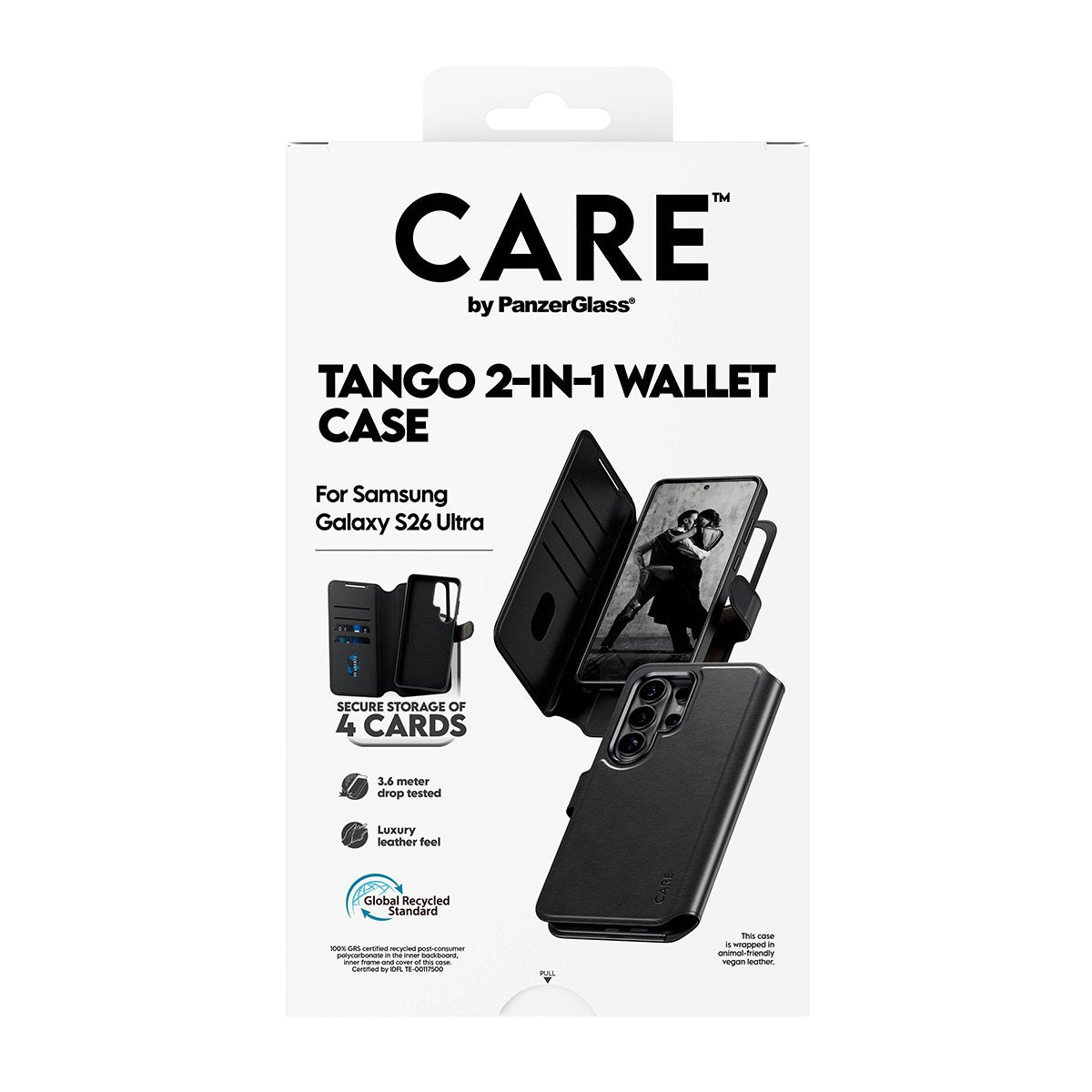 Panzerglass Care By Panzerglass Tango - Funda Tipo Libro Para Móvil