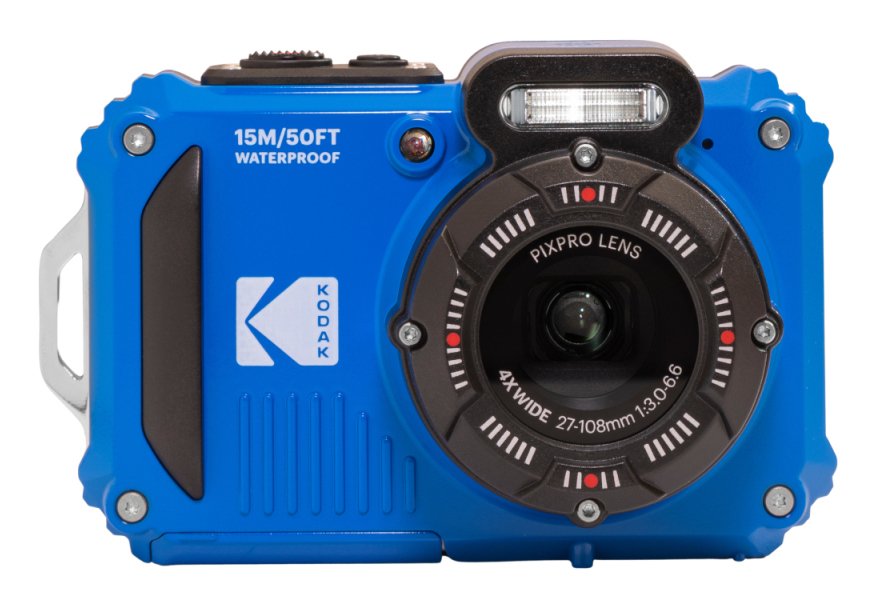 Pack Cámara Digital Kodak Pixpro Wpz2bl6 + 2 Baterías + 1 Microsd 16mp Zoom Óptico 4x Azul