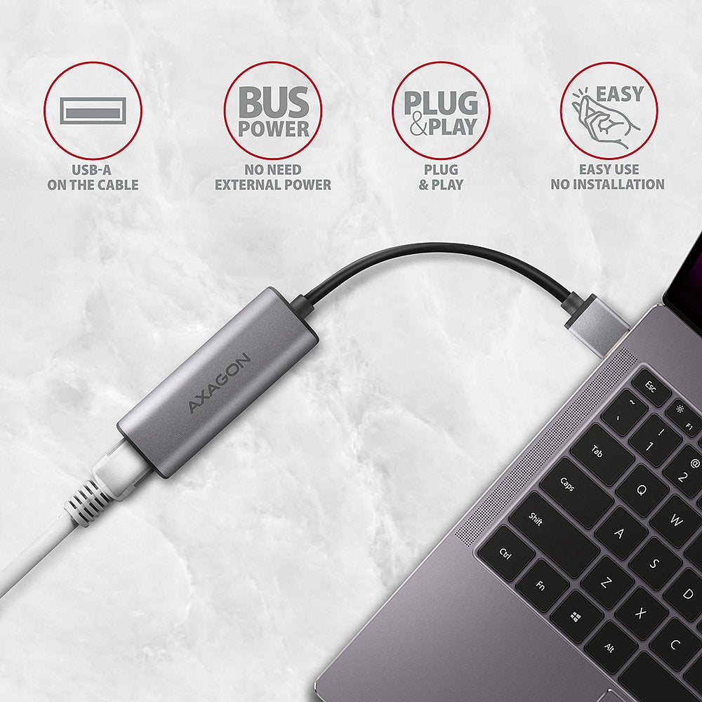 Axagon Ade-25r Adaptador Y Tarjeta De Red Interno Ethernet 5000 Mbit/S