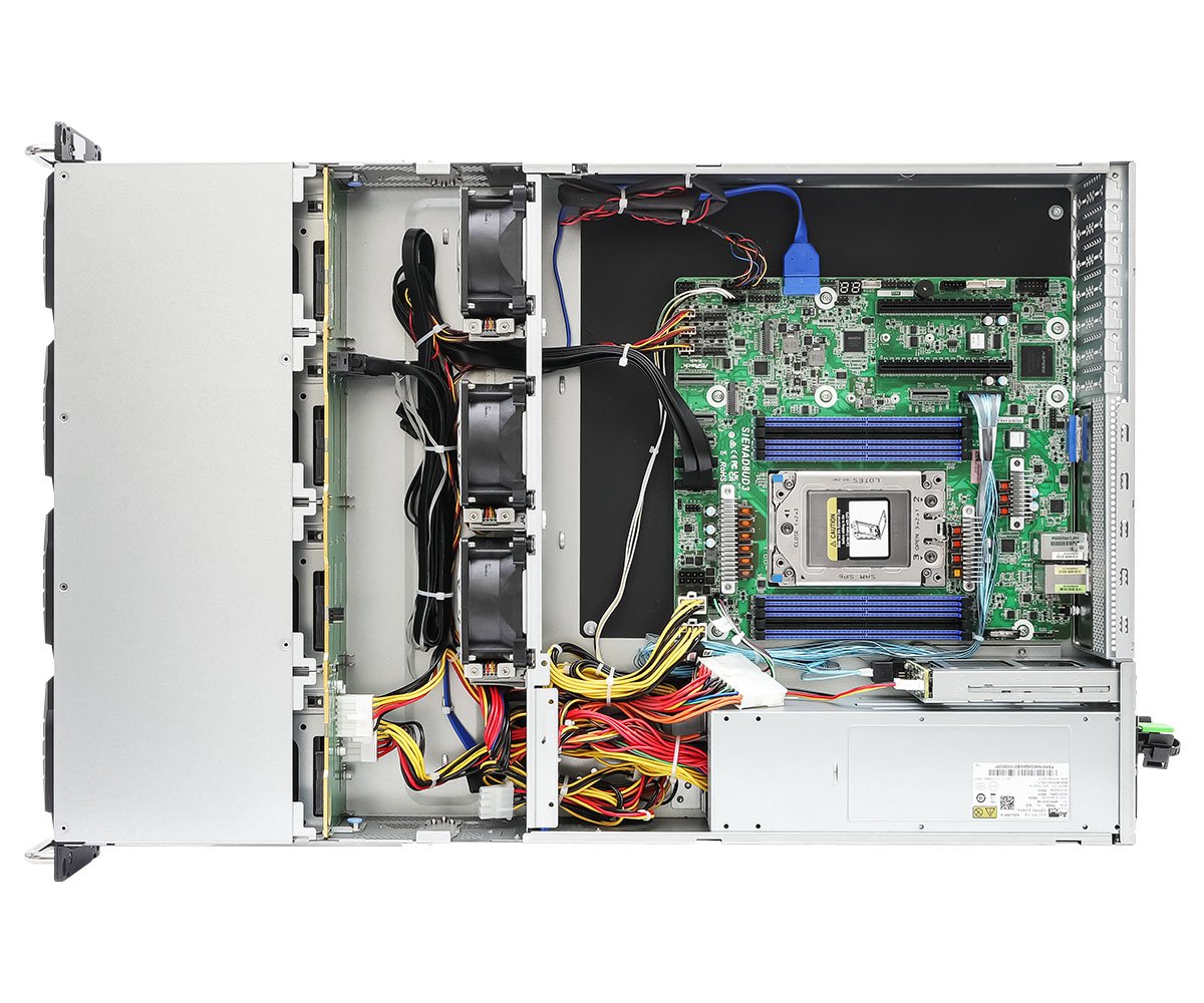 Asrock Barebone Server 2u Single Socket Sp6 2u12ls2-Siena