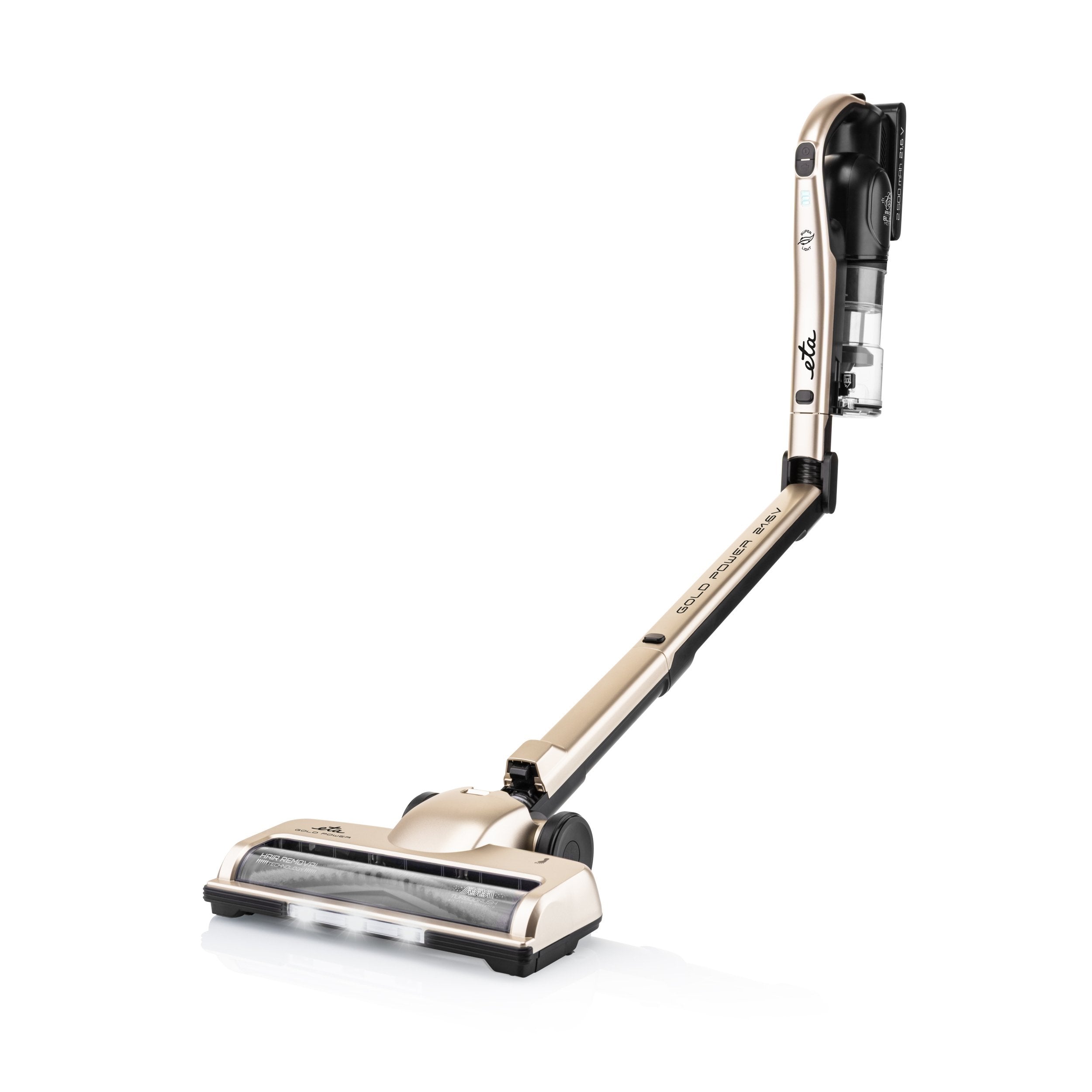 Aspiradora Eta121290000 Gold Power Stick, Inalámbrica, Autonomía 35 Min, Contenedor De Polvo 0,4 L, Color Crema