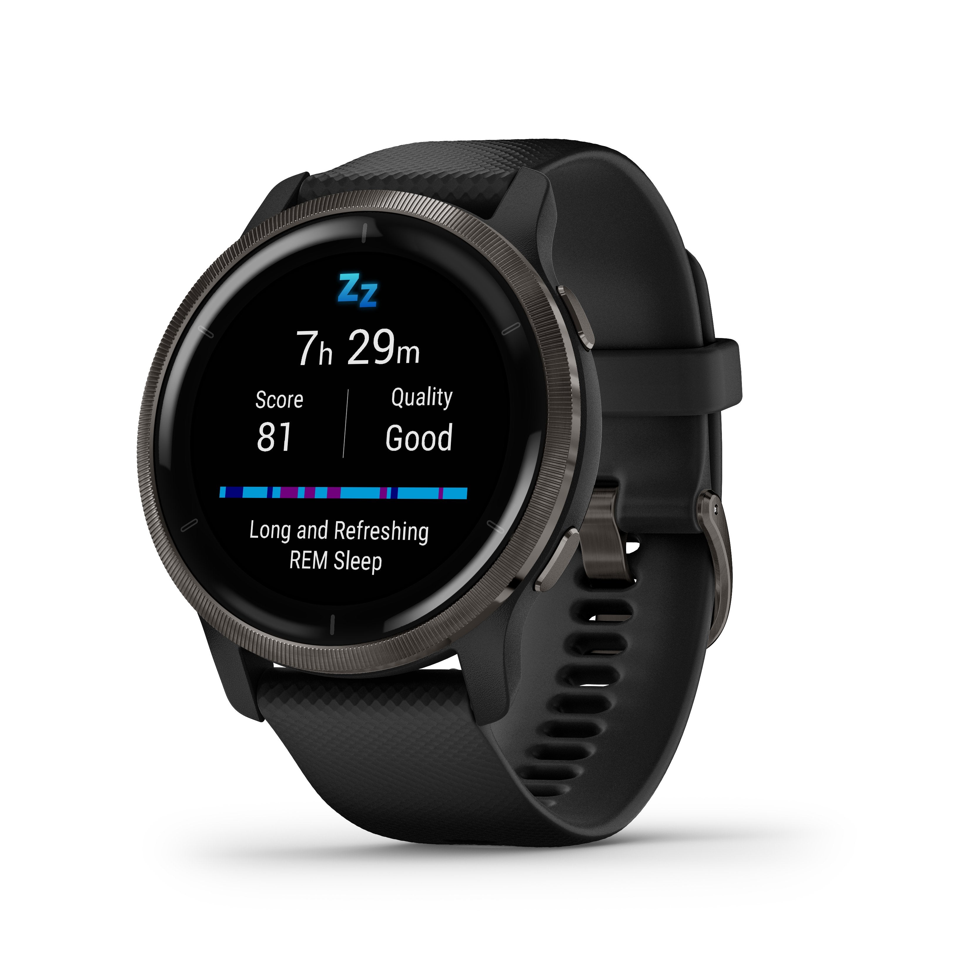 Garmin Venu 2 Negro/Pizarra Smartwatch Multideporte Wifi Gps Integrado Frecuencia Actividad Sueño 45 Mm