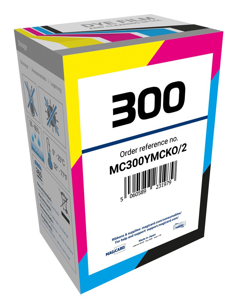 EAN 5060589232020 - Magicard MC300YMCKO cinta para impresora 300 páginas Negro, Cian, Magenta, Amarillo imagen 1
