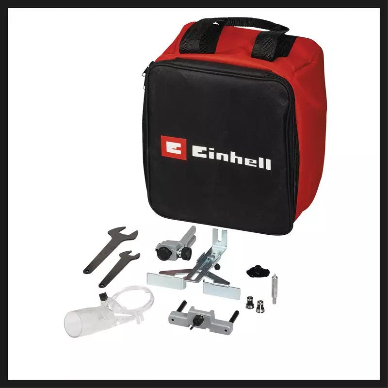Fresadora Y Bordeadora Inalámbrica Einhell Tp-Ro 18 Set Li Bl - Solo Rojo, Sin Batería Ni Cargador
