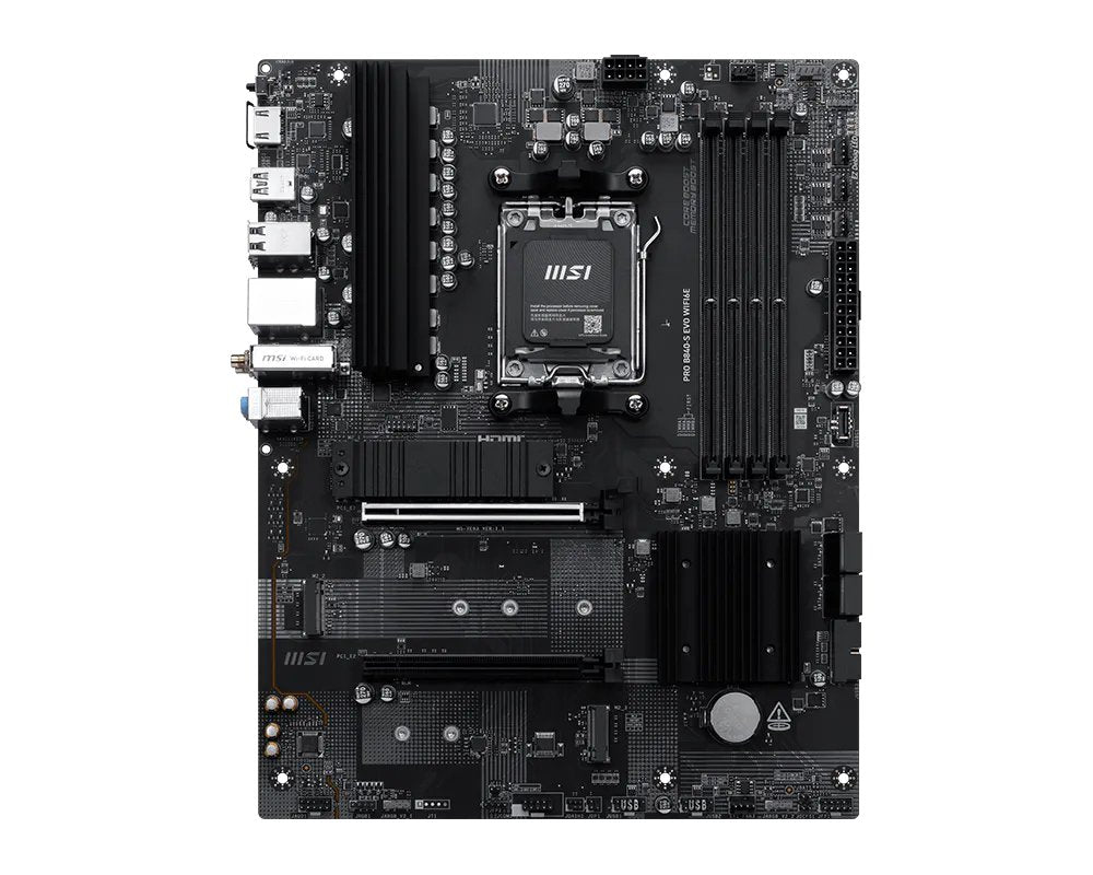 Placa  Base  Msi Pro B840-S Evo Wifi6e B840,Am5,Atx,Ddr5