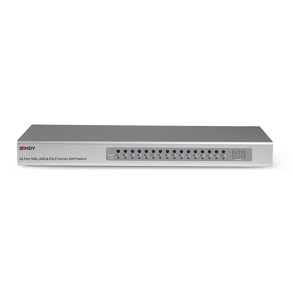 Lindy 16 Port Vga, Usb & Ps/2 Combo Kvm Switch