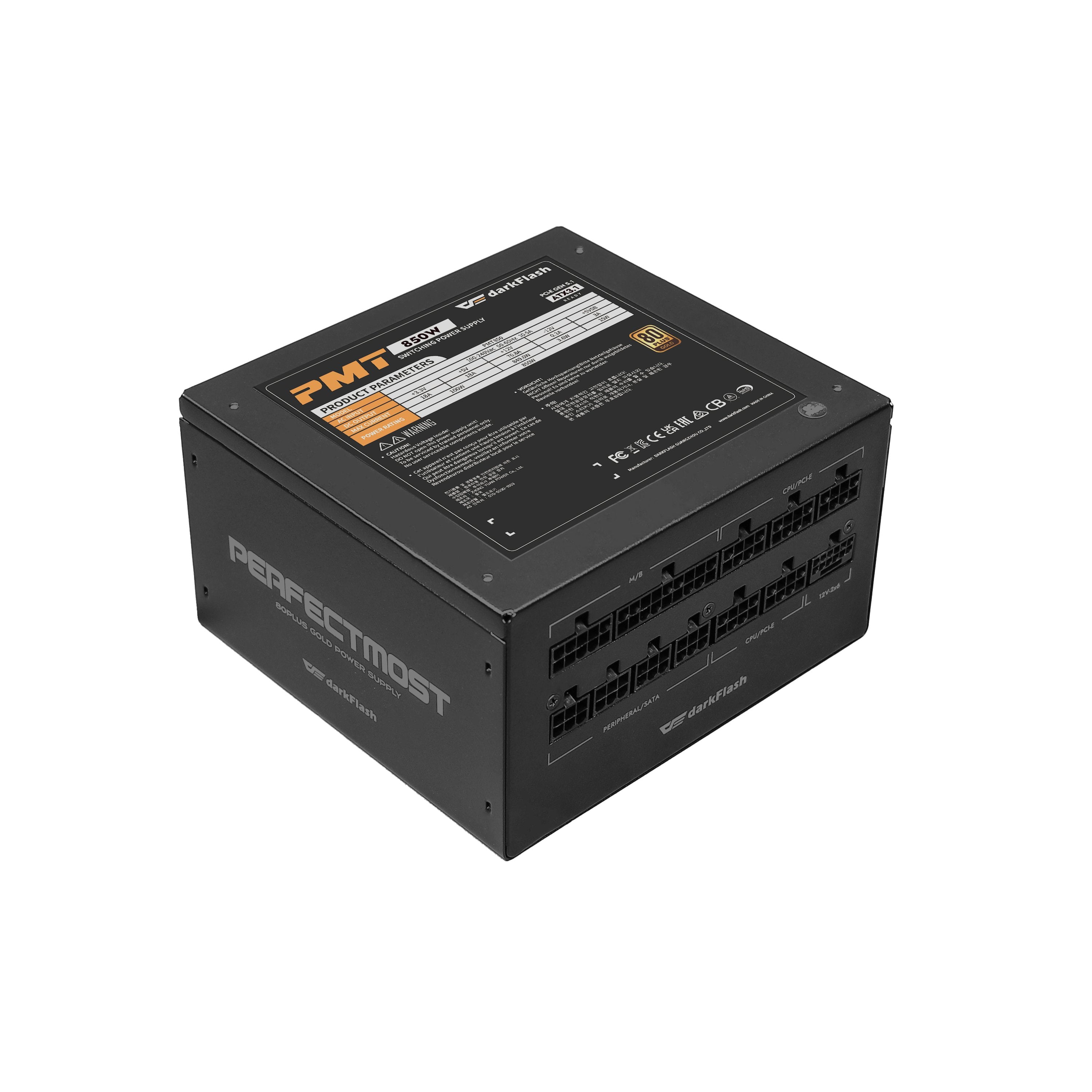 EAN 8809832893444 - darkFlash DP-PMT850GFMS-BFF-KR1 unidad de fuente de alimentación 850 W ATX imagen 10