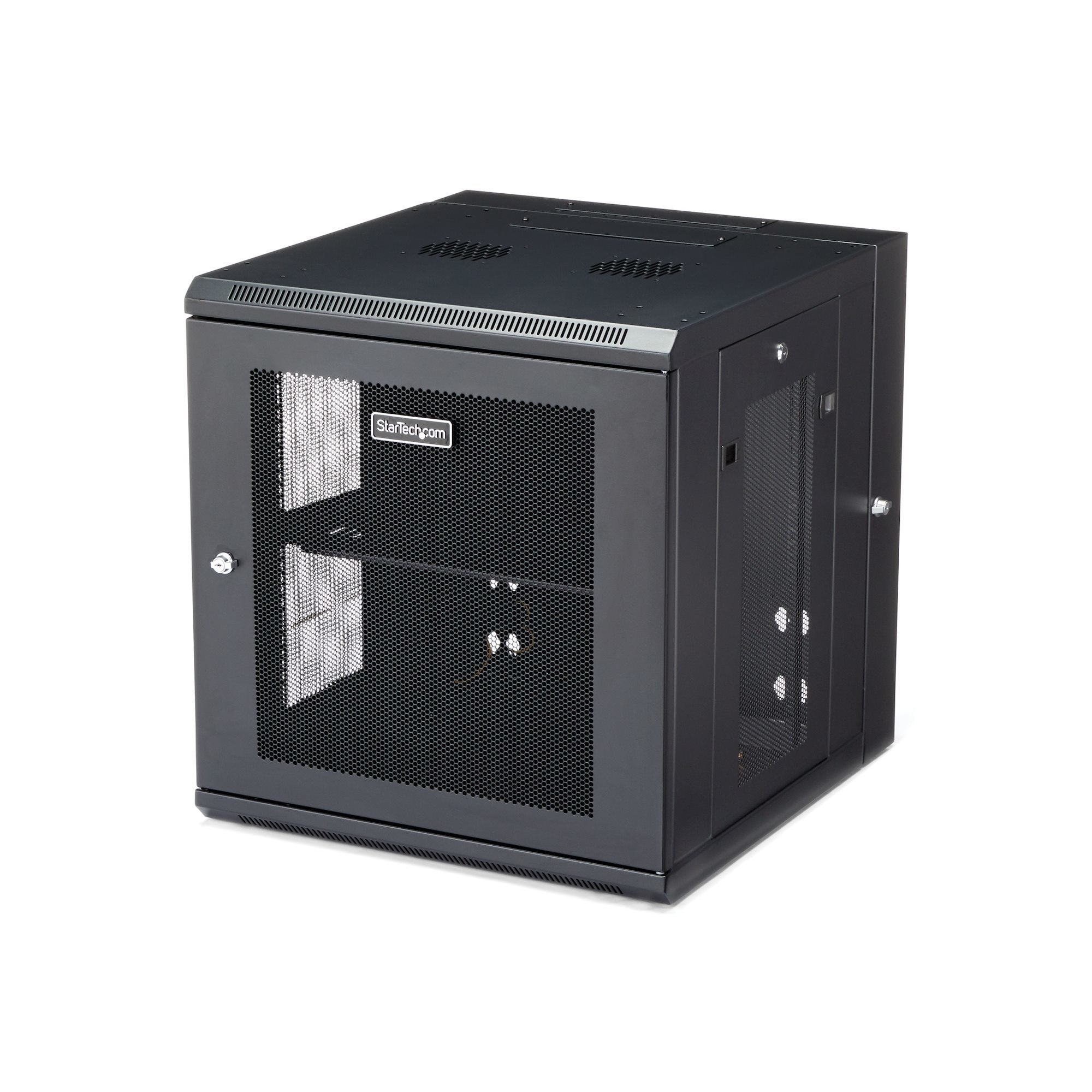 Startech.Com Rk1224walhm Armario Rack 12u Bastidor De Pared Negro