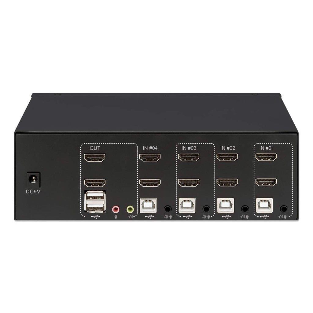 EAN 0766623153539 - Manhattan 153539 interruptor KVM Negro imagen 6