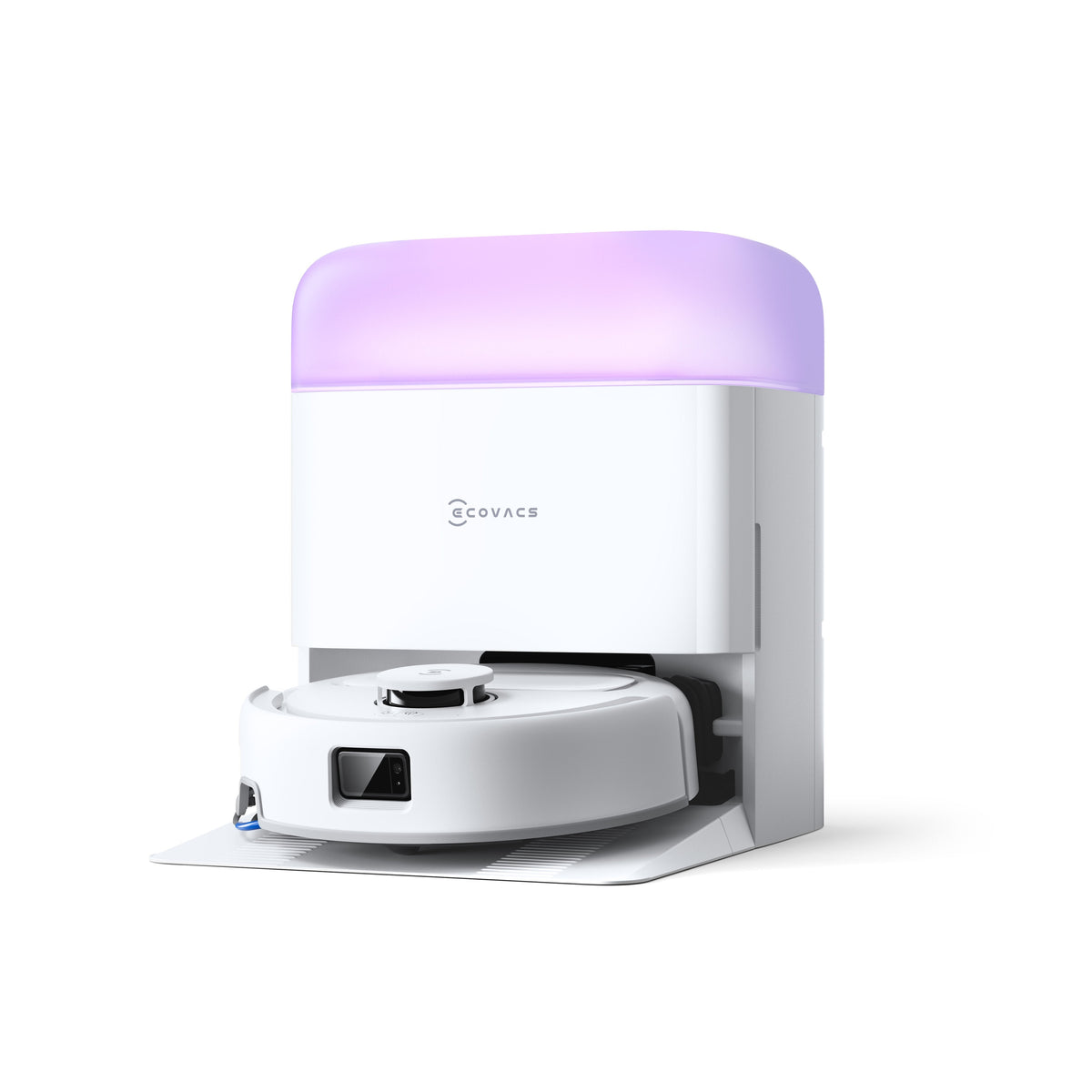 Ecovacs Deebot Mini 2 Vacuum Cleaner,Robot,Wet&Dry,Compact Design,White+Auto-Empty Station