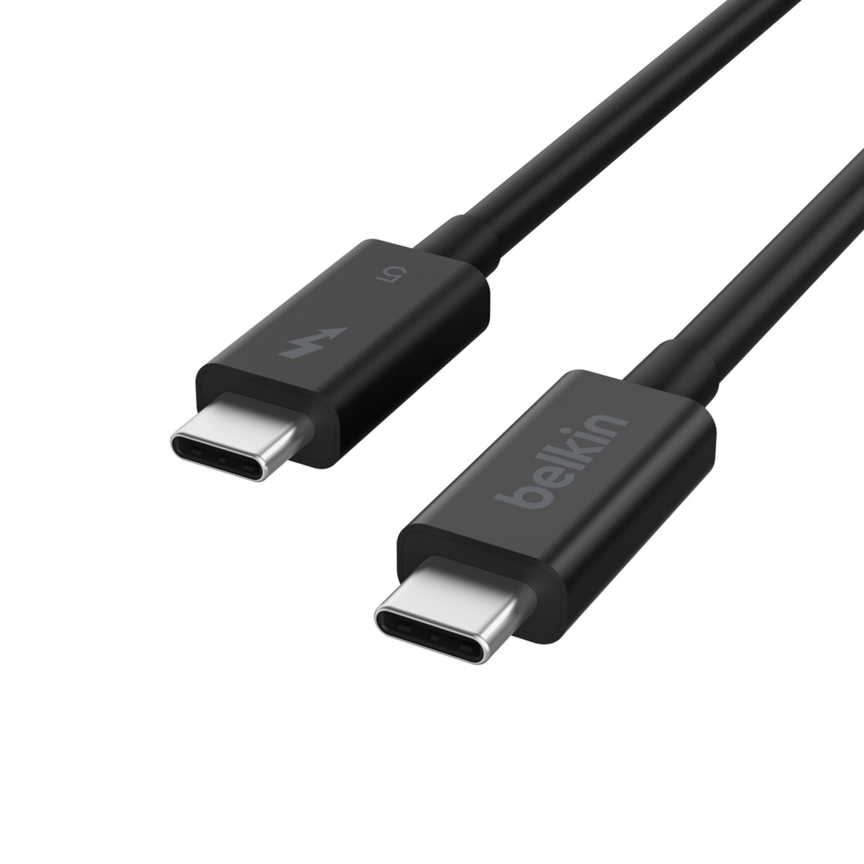 Cable Usb-C A Usb-C Belkin Inz005hq1mbk Thunderbolt 5 240w 8k 1m Color Negro