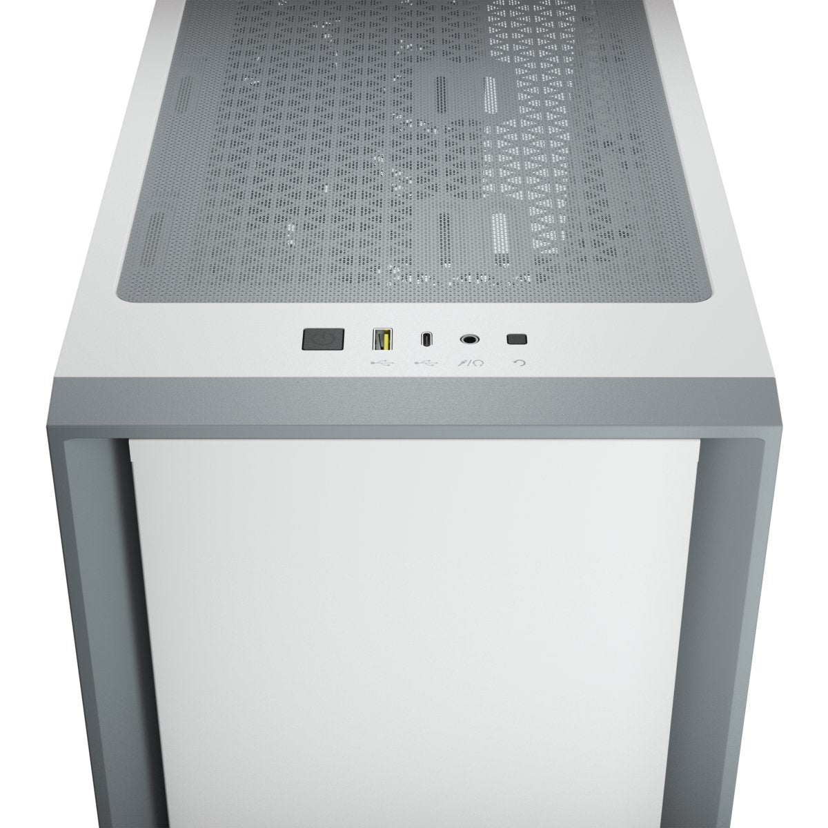 Caja Pc Corsair 4000d Tempered Glass White