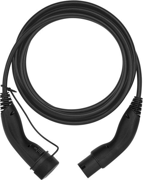 Cable Ve Carga, Tipo 2 Mennekes 32a Monofasico 7,4kw  7,5 Metros Liso Negro Lapp Mobility
