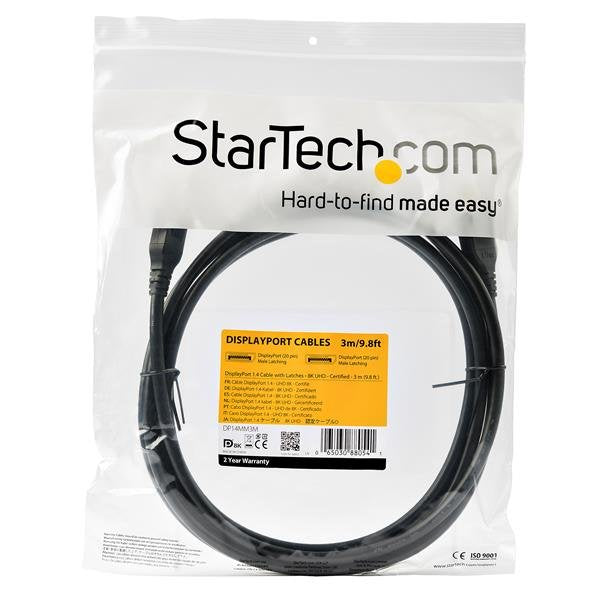 EAN 0065030880541 - StarTech.com DP14MM3M cable DisplayPort Negro imagen 4