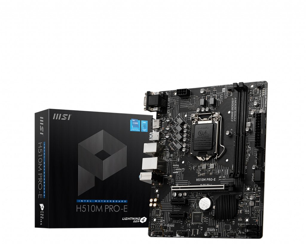 Placa Base Msi Lga 1200 H510m Pro-E M-Atx 2xddr4 Vga Hdmi Dp