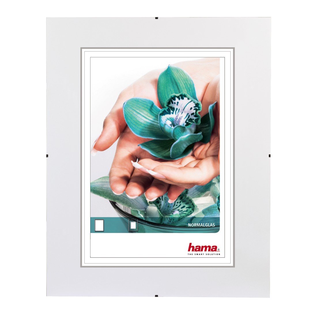 EAN 4007249630308 - Hama Clip-Fix Expositor de pie retroiluminado Transparente imagen 1