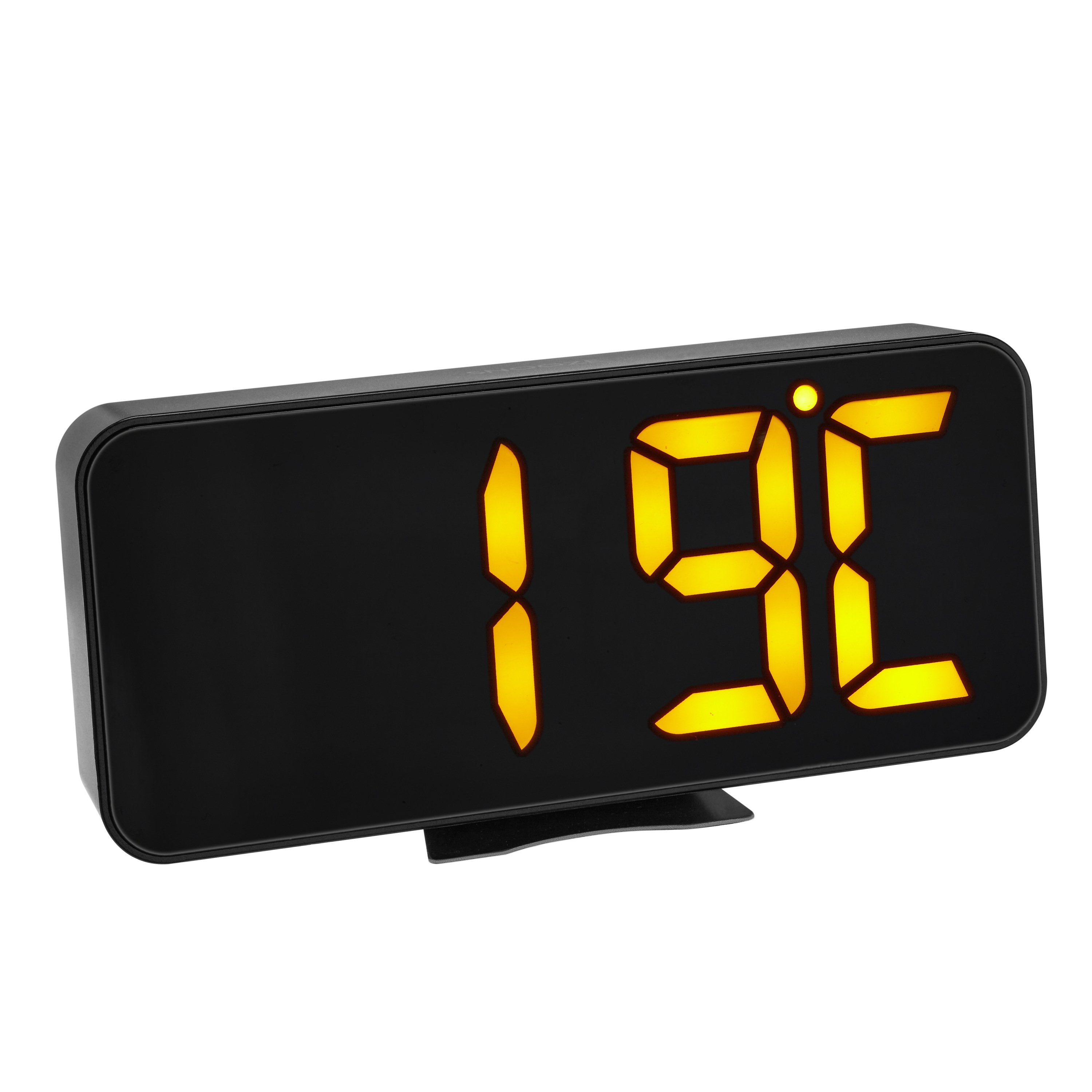 Tfa 60.2027.01 Despertador Digital Con Dígitos Luminosos Led