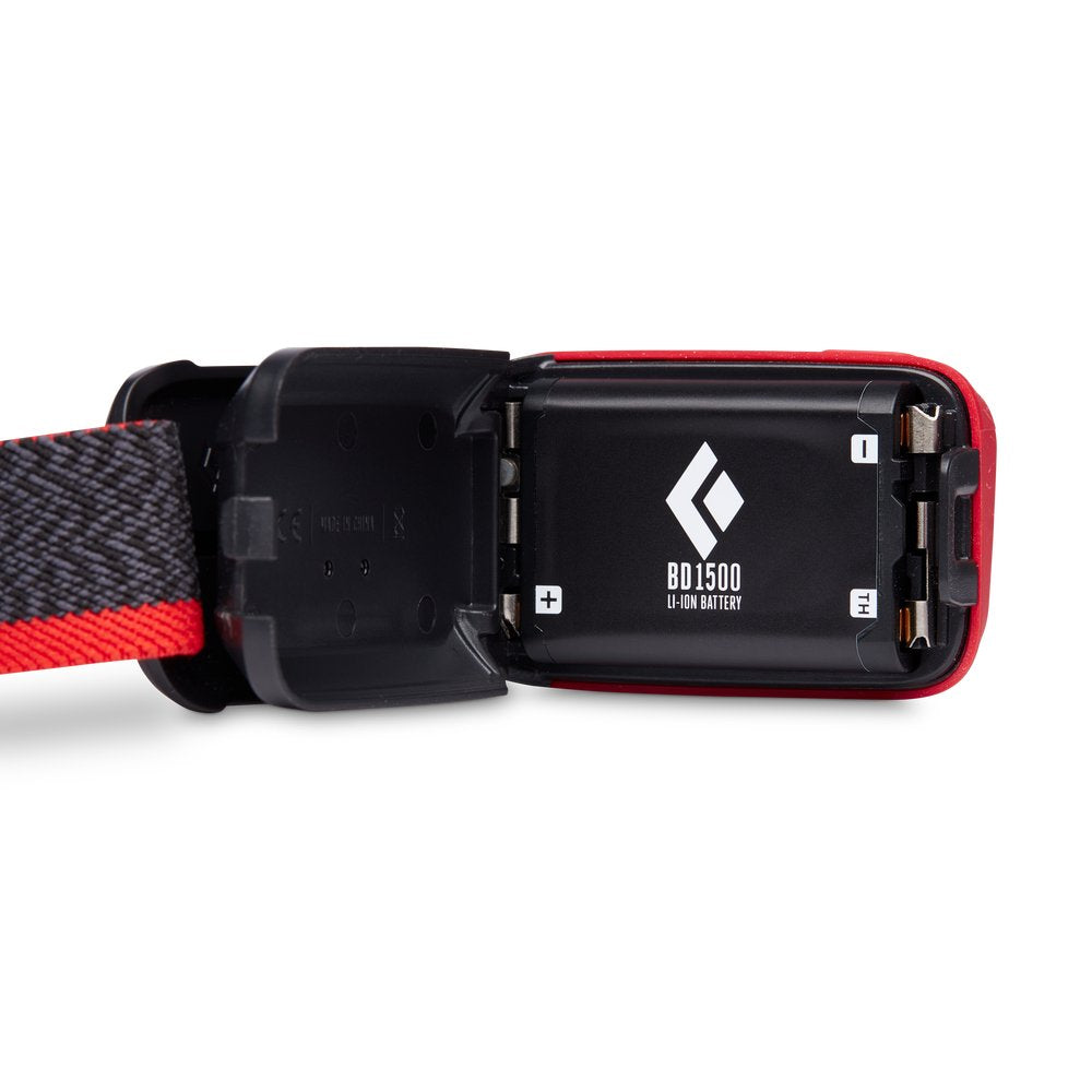 Linterna Frontal Black Diamond Cosmo 350 Negra Y Roja