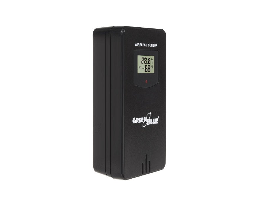 Greenblue Estación Meteorológica Sensor Exterior Negro Gb522