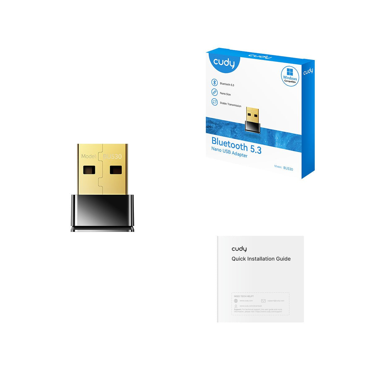 EAN 6971690793913 - Cudy BU530 tarjeta y adaptador de interfaz Bluetooth imagen 2