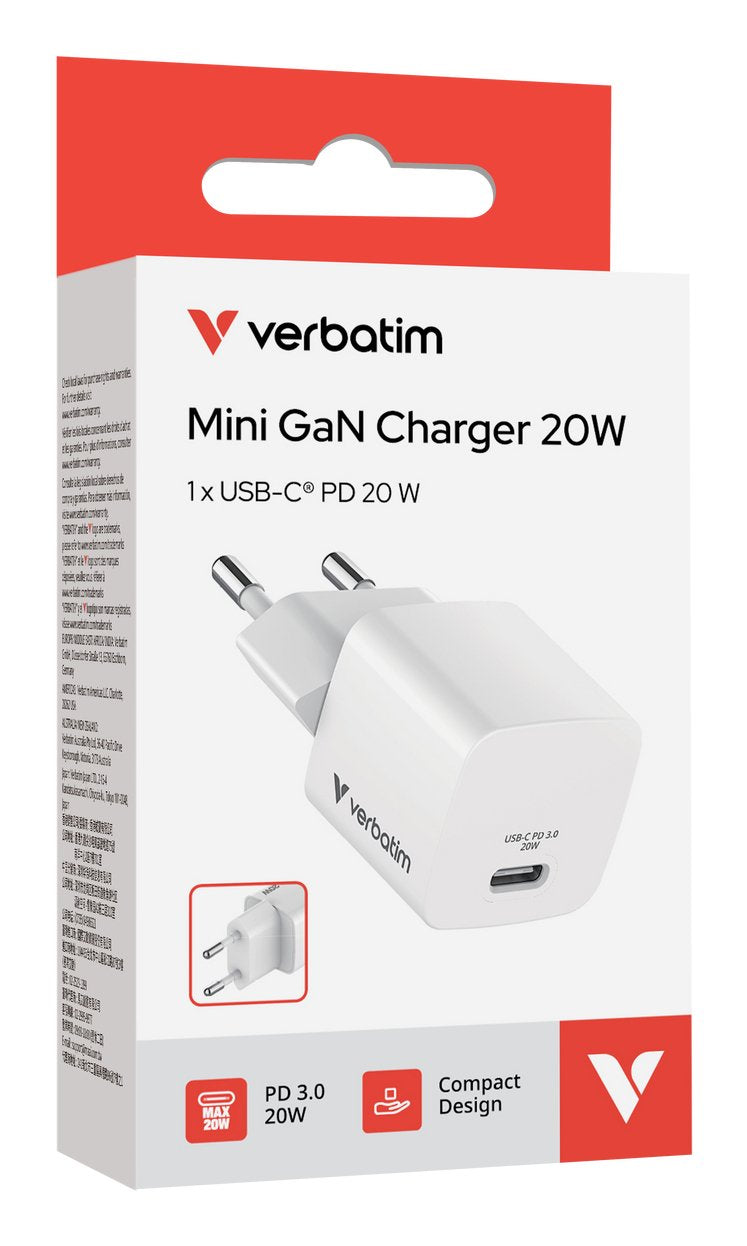 Verbatim Ladeadapter Essentials, 20w