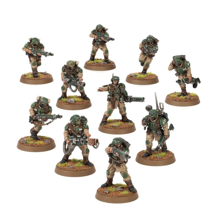 Warhammer 40k - Astra Militarum Troupe De Chocs Cadienne (2023)
