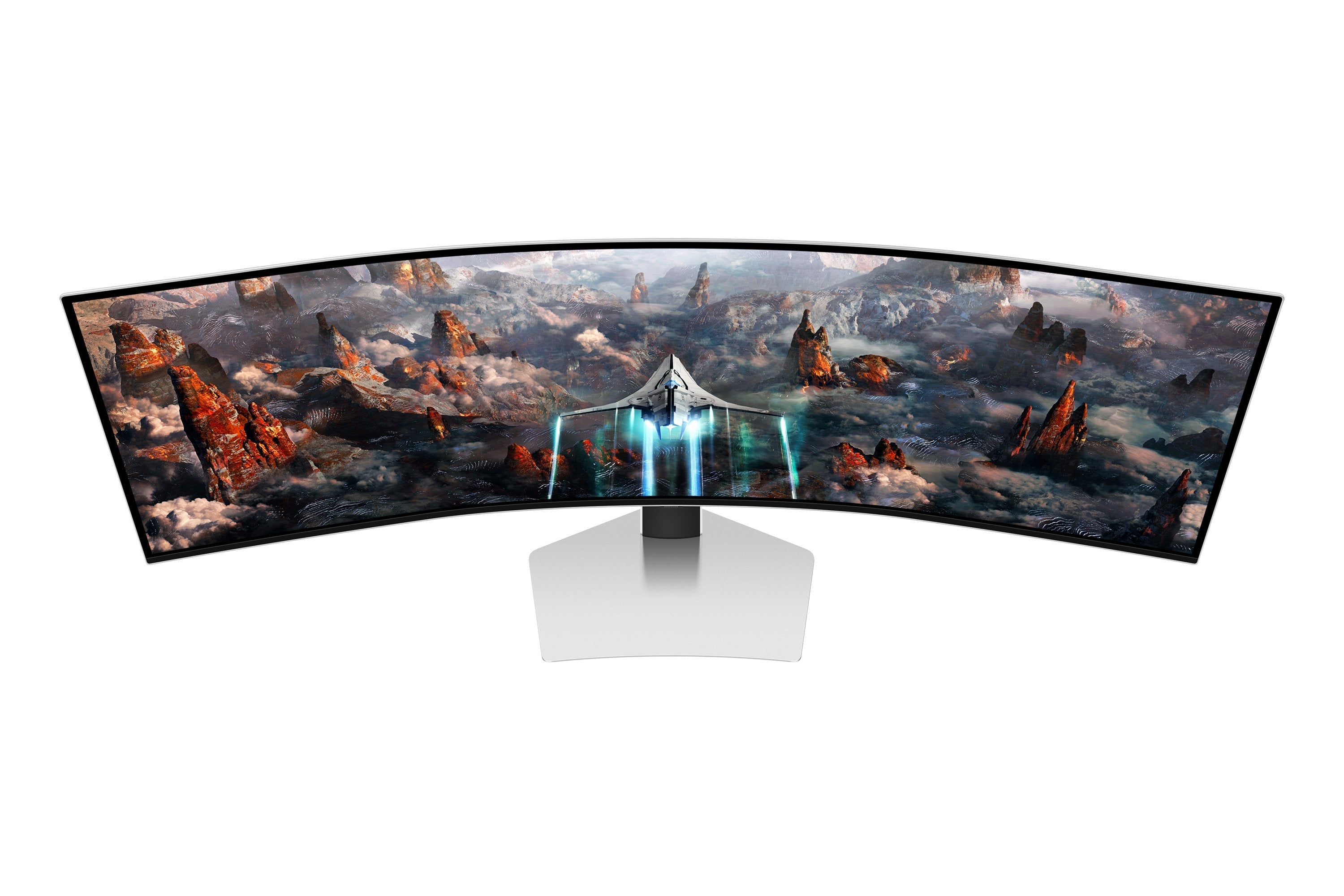 Samsung Ls49cg934suxen 49" Dwqhd 240hz Qd-Oled 0.1ms 1800r 250cd M2 1000000:1 Usb-C Cable Displayport Micro Hdmi