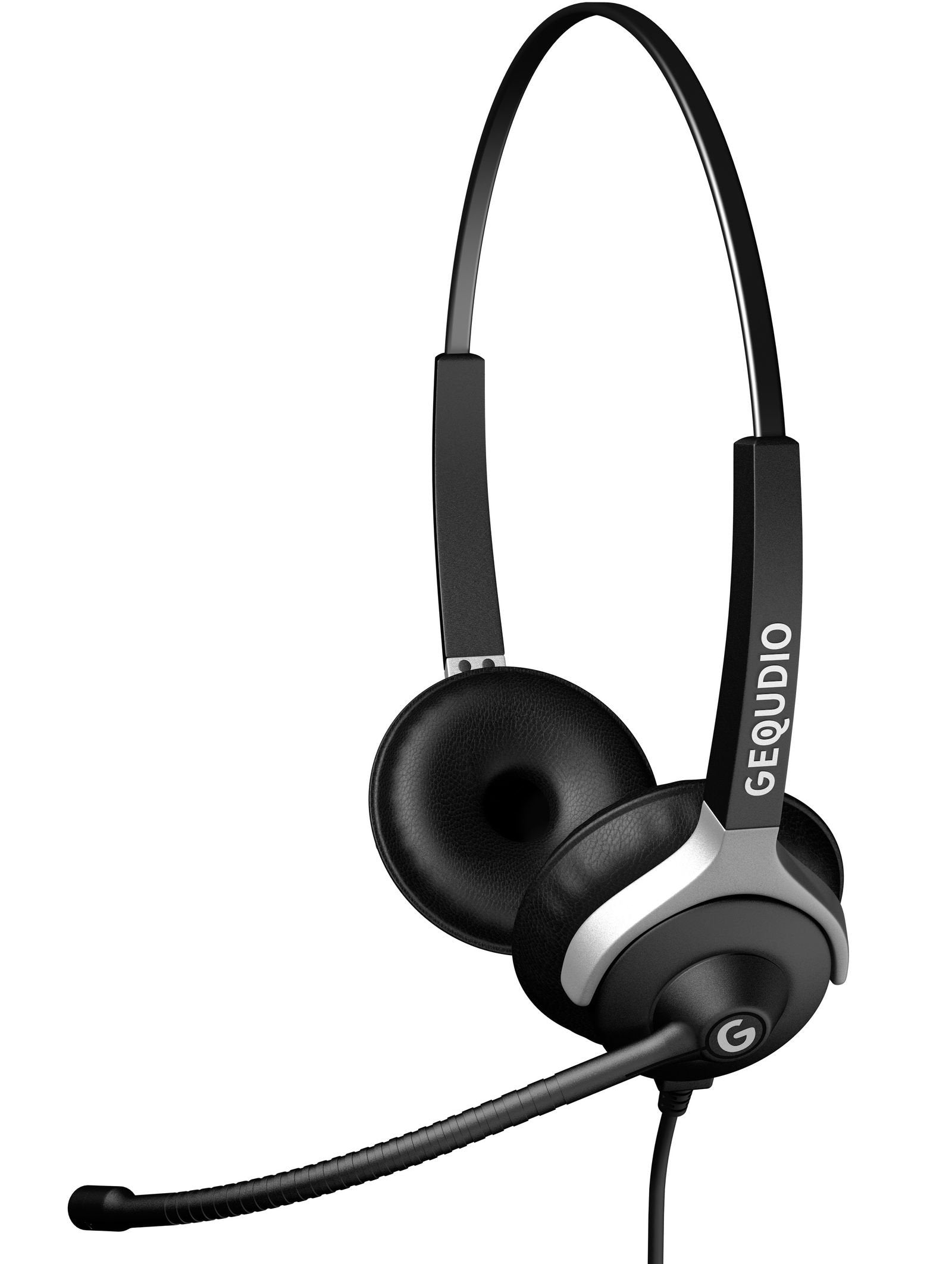 Gequdio Auriculares 2-Ohr Para Unify Con Cable