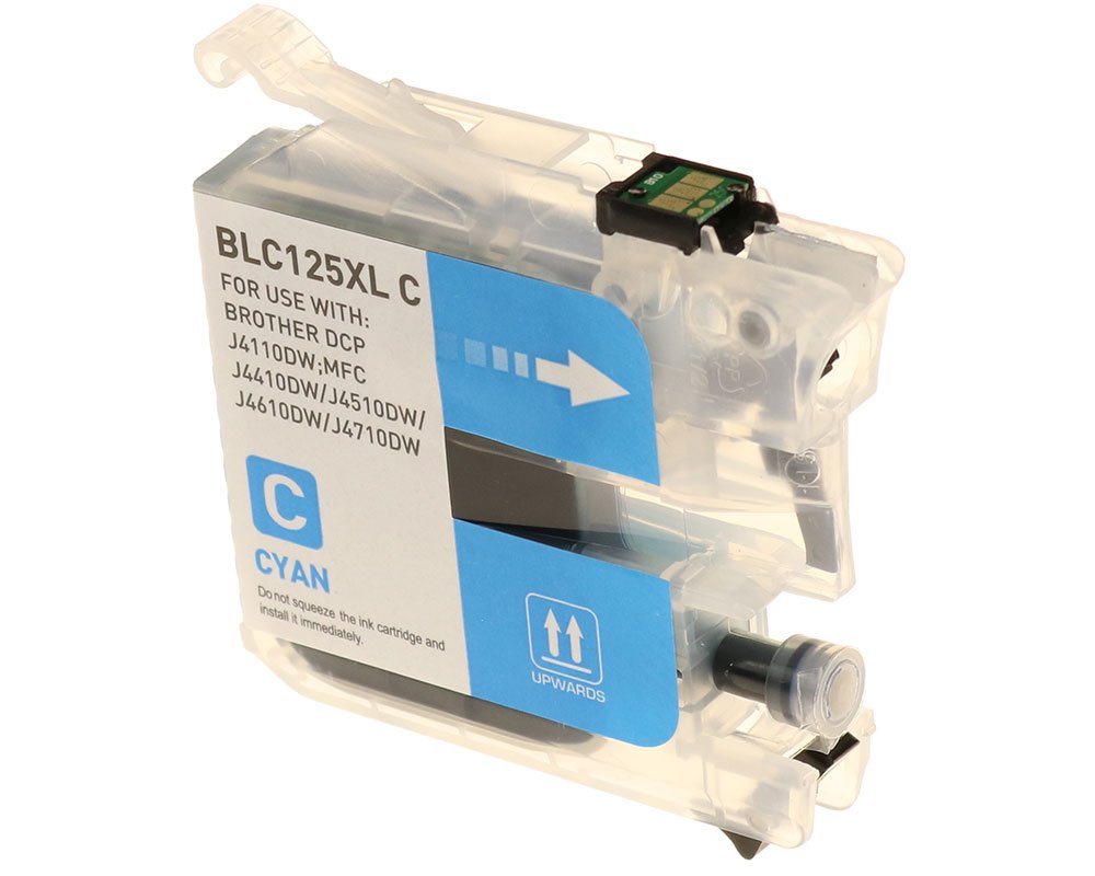 G&G Tintencartucho Compatible Con Brother Lc-125xlc Cyan