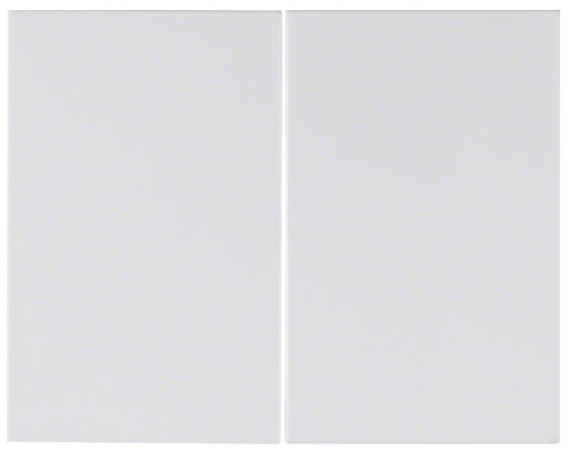 Berker 1435 70 09 Teclas Basculantes 2-Vías K.1 Blanco Polar