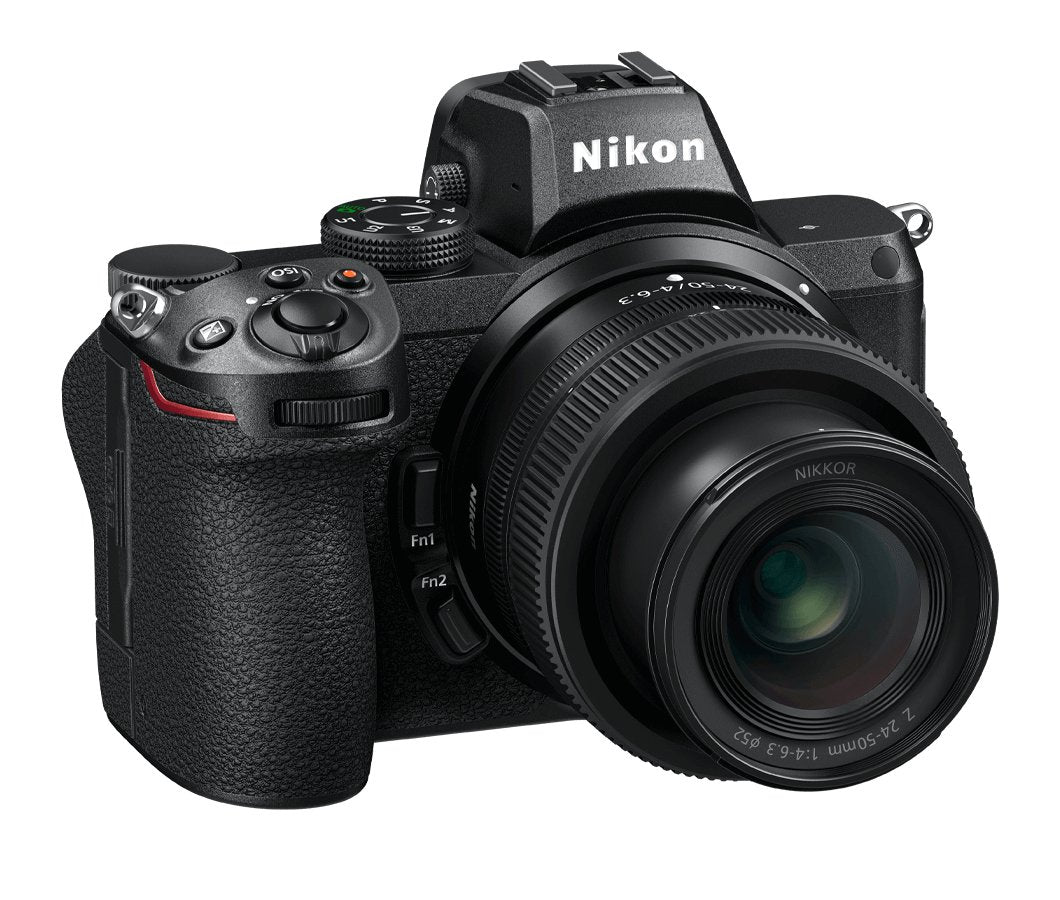 Cámara Evil Nikon Z5 Full Frame Con Objetivo Nikkor 24 50 Mm F 4 6.3 24.3 Mp Wifi Bluetooth Negro
