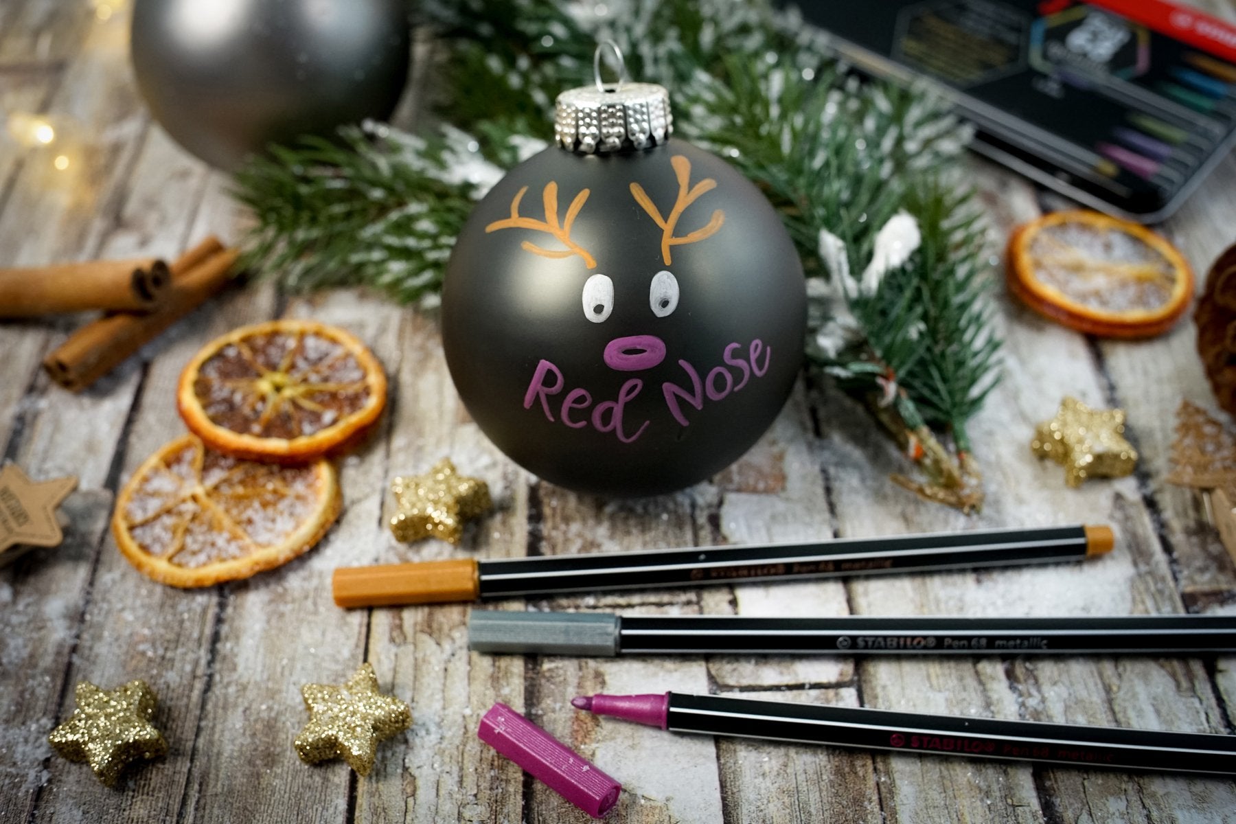 Stabilo Pen 68 Metallic Rotulador Azul Metálico Caja -10u-