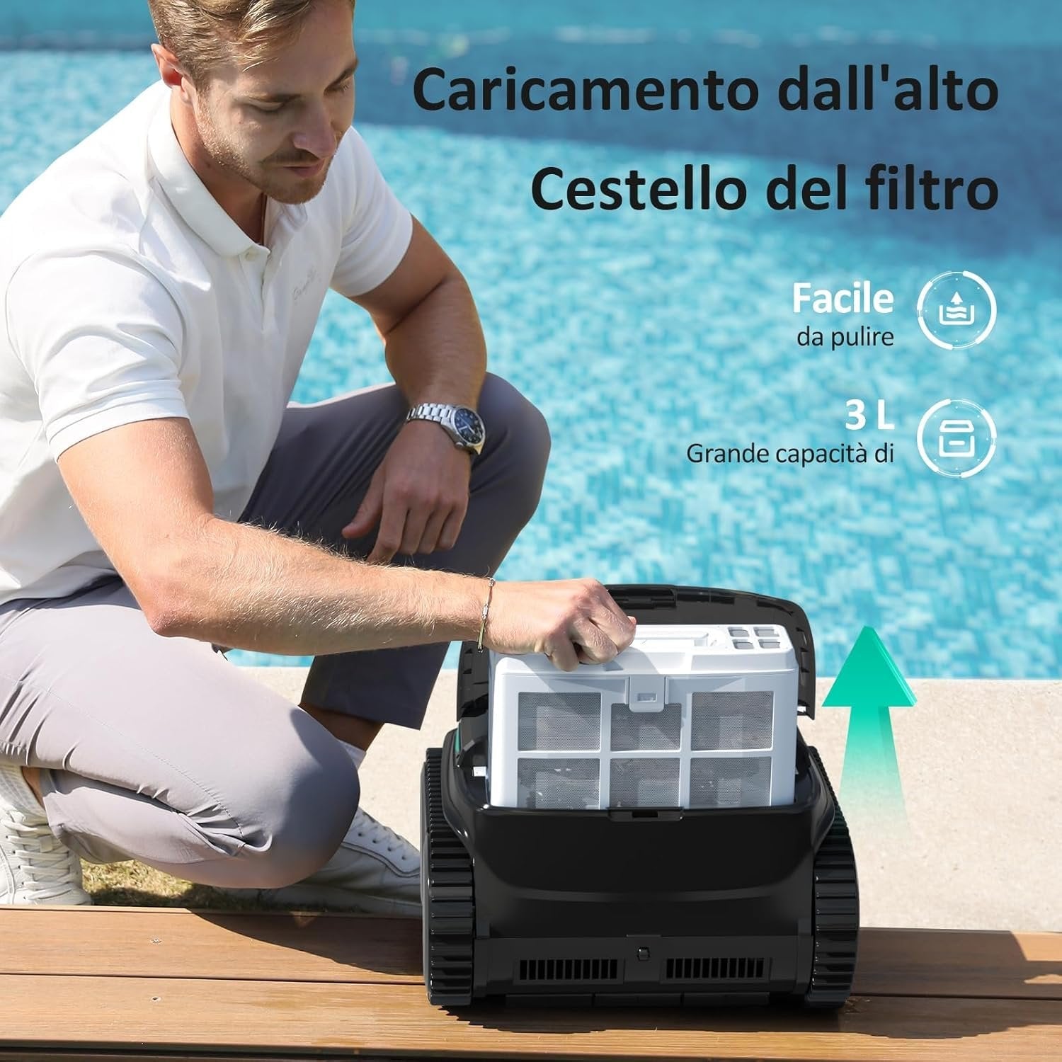 Wireless Pool Cleaning Robot Wybot C2 Pro Vision