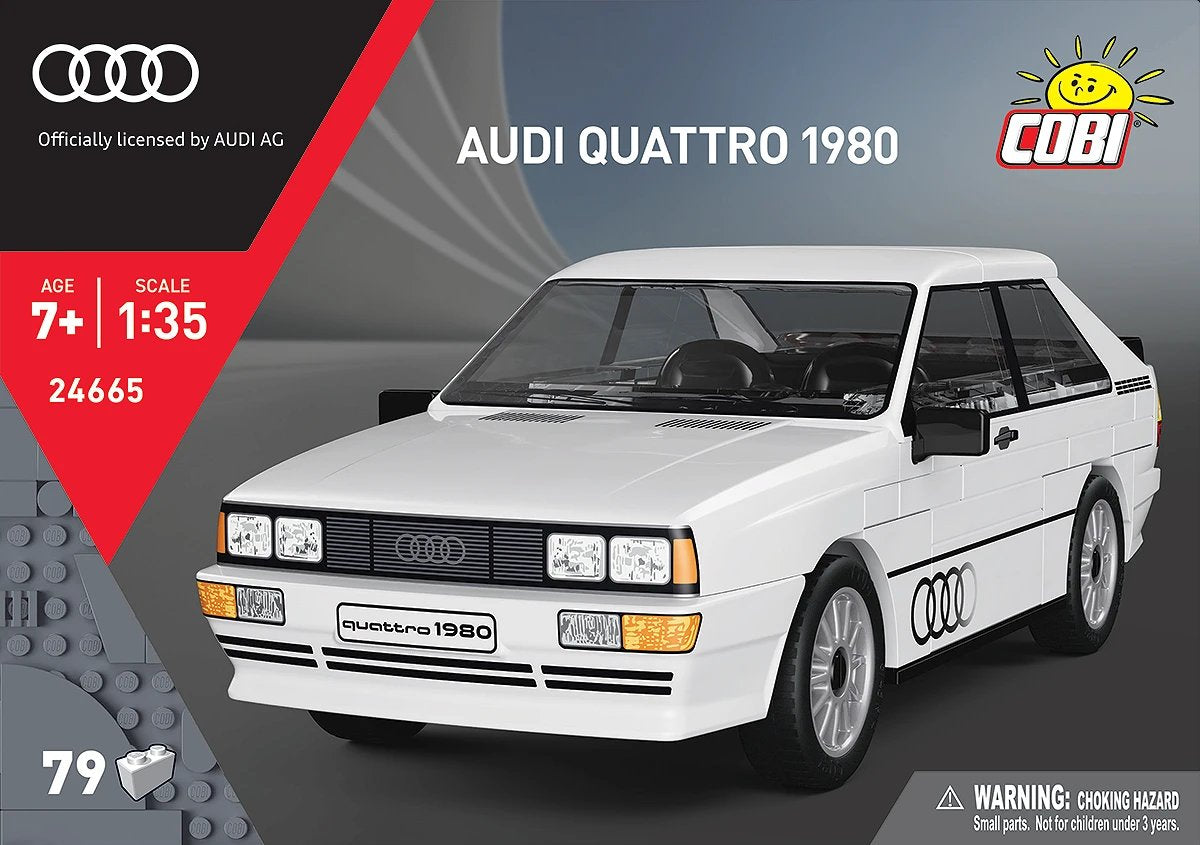 Cobi Audi Quattro 1980 (Blanco, Massstab 1:35) Cobi-24665