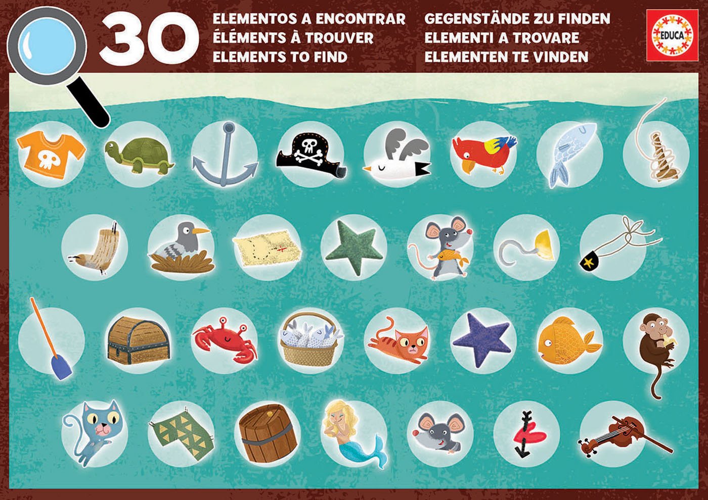 Puzzle Detectives Barco Pirata 50pzs
