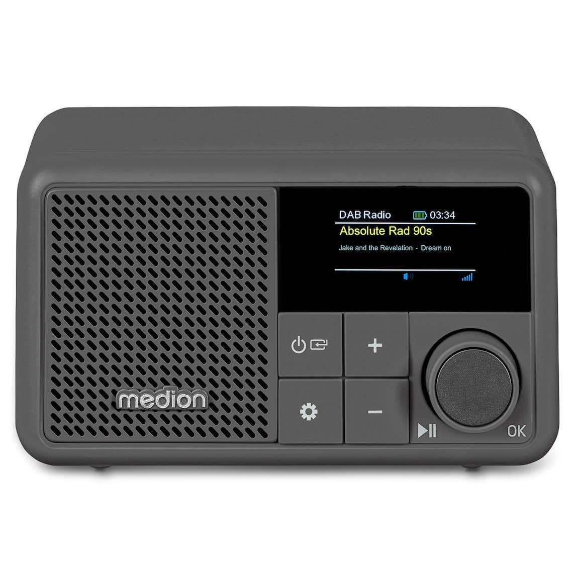 Medion Life® S66822 Tragbares Dab+ Radio Grau