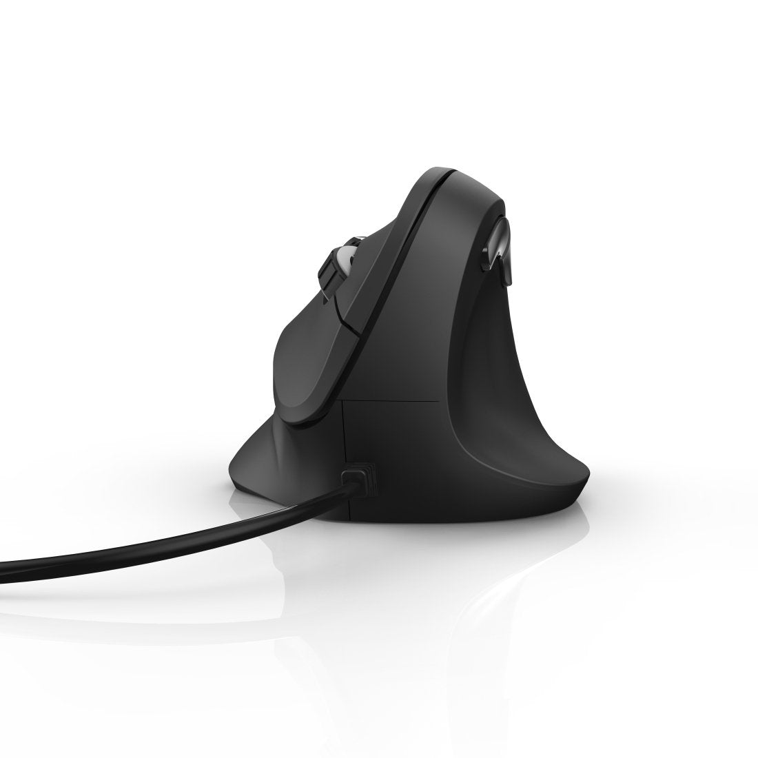 Hama | Ratón Emc-500 Con Cable, Ratón Ergonómico, Hasta 1800 Ppp, 6 Botones, Color Negro