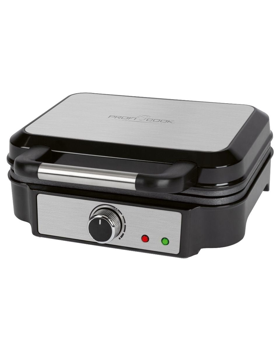 Proficook Pc-Wa 1240, Gofrera Negro/Acero Fino