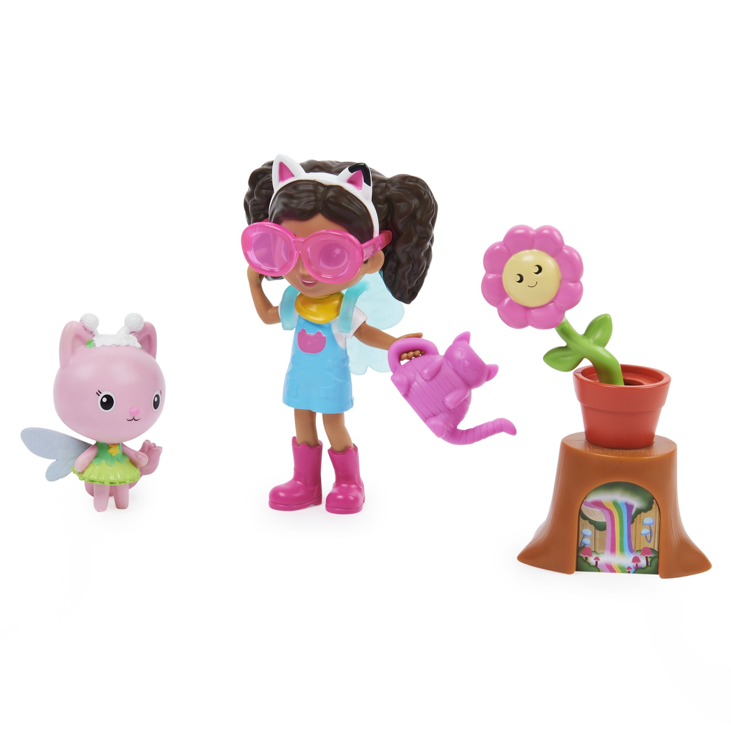 Spin Master Gabby'S Dollhouse Garden Set Con Kitty Fairy Play Figure 6062026