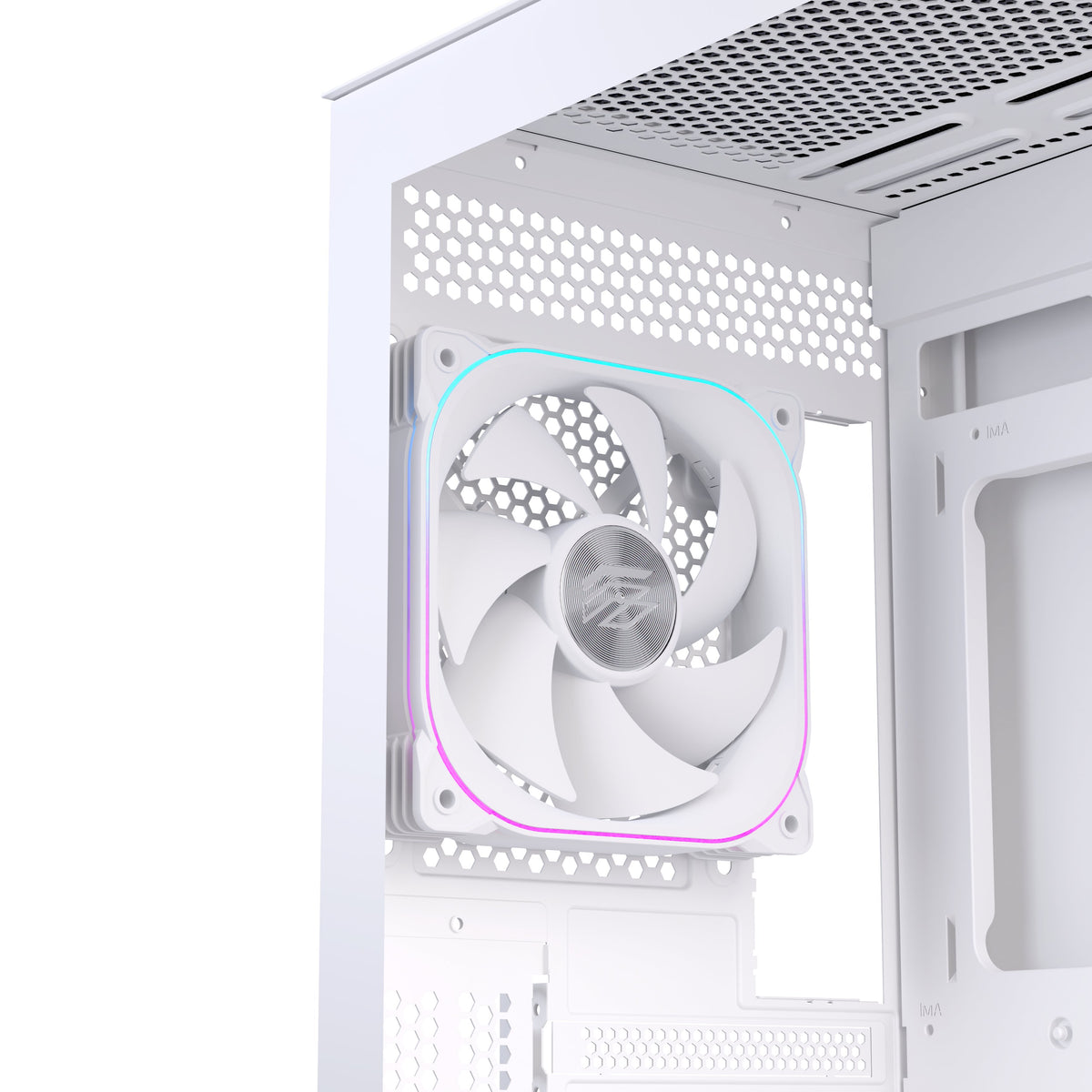 EAN 6977277360028 - Einarex EXCS-PR-51DR-W carcasa de ordenador Midi Tower Blanco imagen 8