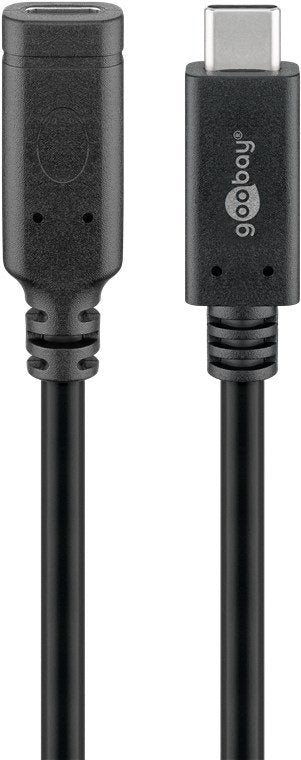 EAN 4040849610387 - Goobay 61038 cable USB USB 3.2 Gen 2 (3.1 Gen 2) 1 m USB C Negro imagen 1