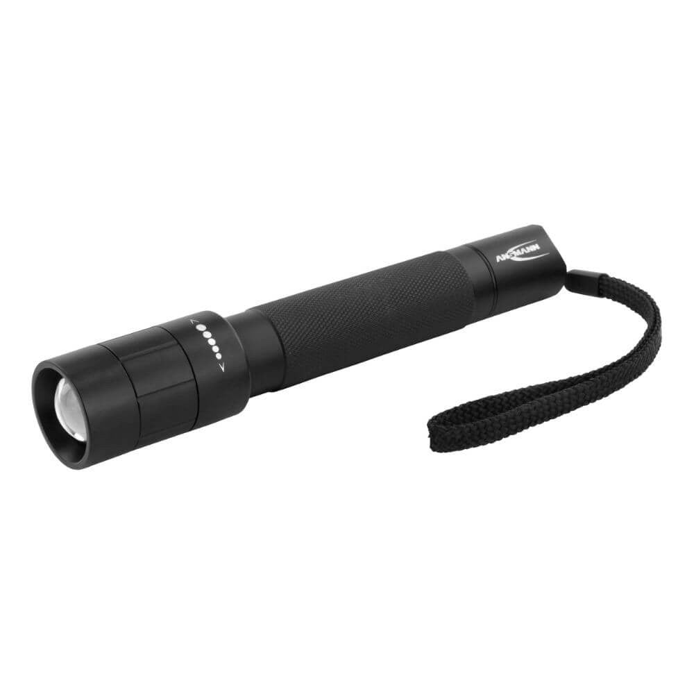 Ansmann M200f Negro Linterna De Mano Negro, Linterna De Mano, Negro, Aluminio, 1 M, Ip54, 1 Lámpara(S)