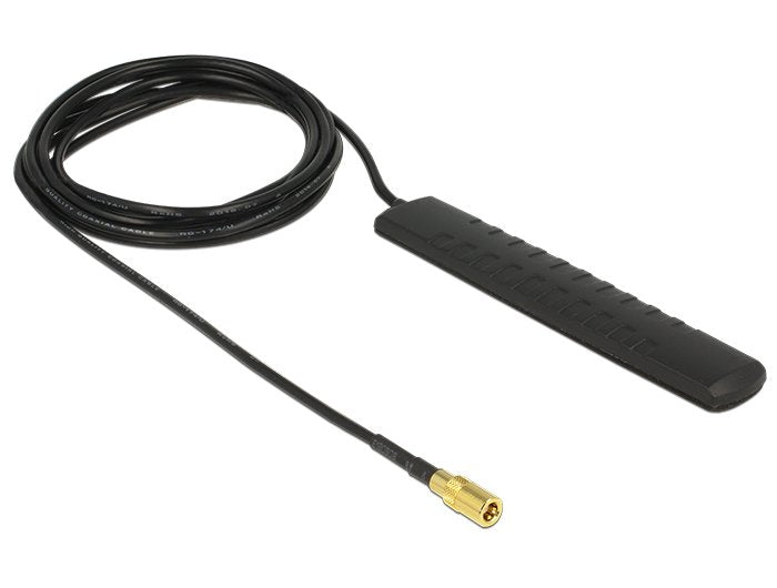 Delock Delock Dab+ Dvb-T2 Antenne Smb Stecker 20 Dbi Aktiv Omnidirektional Schwarz Klebemontage