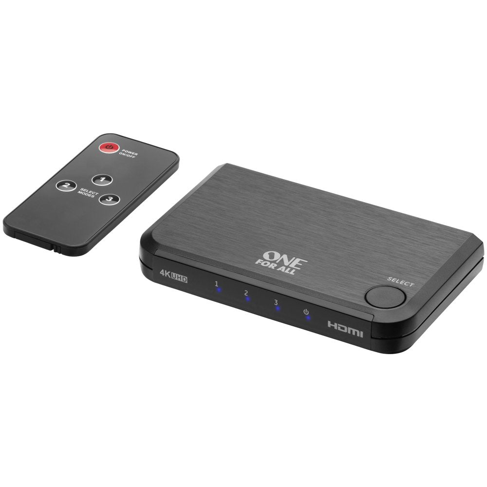 One For All Smart Hdmi Switch 4k Incl. Remote Control Sv 1632