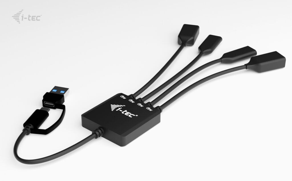 EAN 8595611707391 - i-tec USB-C/USB-A Cable HUB 4 port (2x USB-C, 2x USB-A) imagen 5