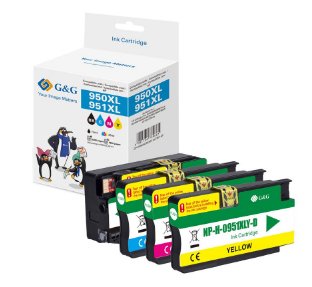 G&G High Quality Patronen 4er Set Hp950xl/951xl Bk/C/M/Y