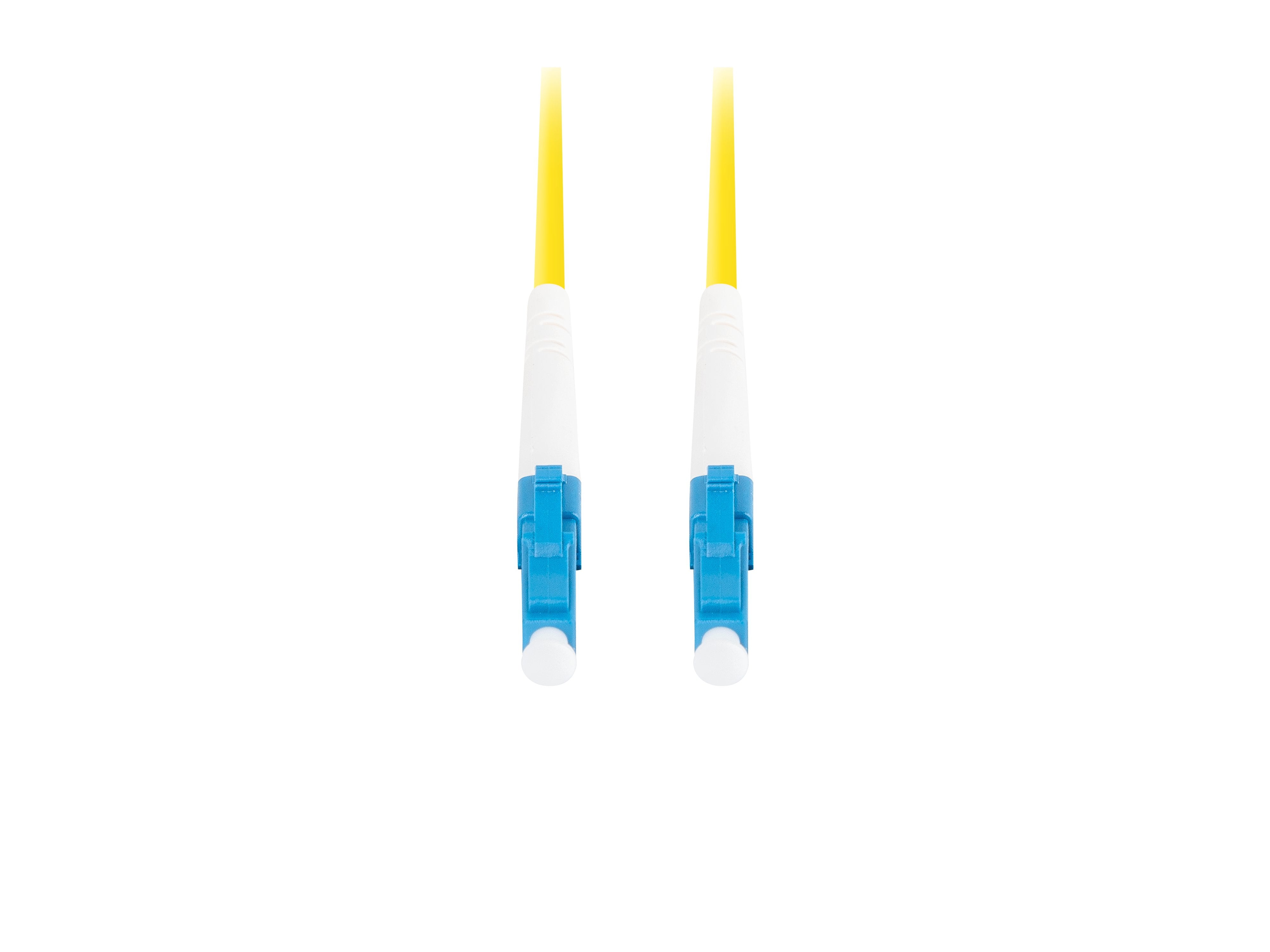 Cable Fibra Óptica 2m Lanberg Mono Lc/Upc-Lc/Upc Simplex G657a1 Lszh Amarillo